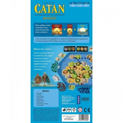 Catan Marins - Ext. pour 5 et 6 joueurs - KOS-70315 - Kosmos - Jeux de société - Le Nuage de Charlotte