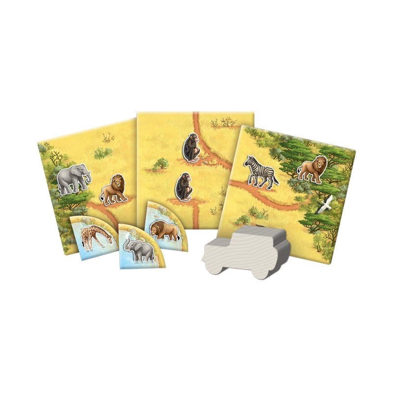 Carcassonne Safari - ZMA-70359 - Z-Man - Board Games - Le Nuage de Charlotte