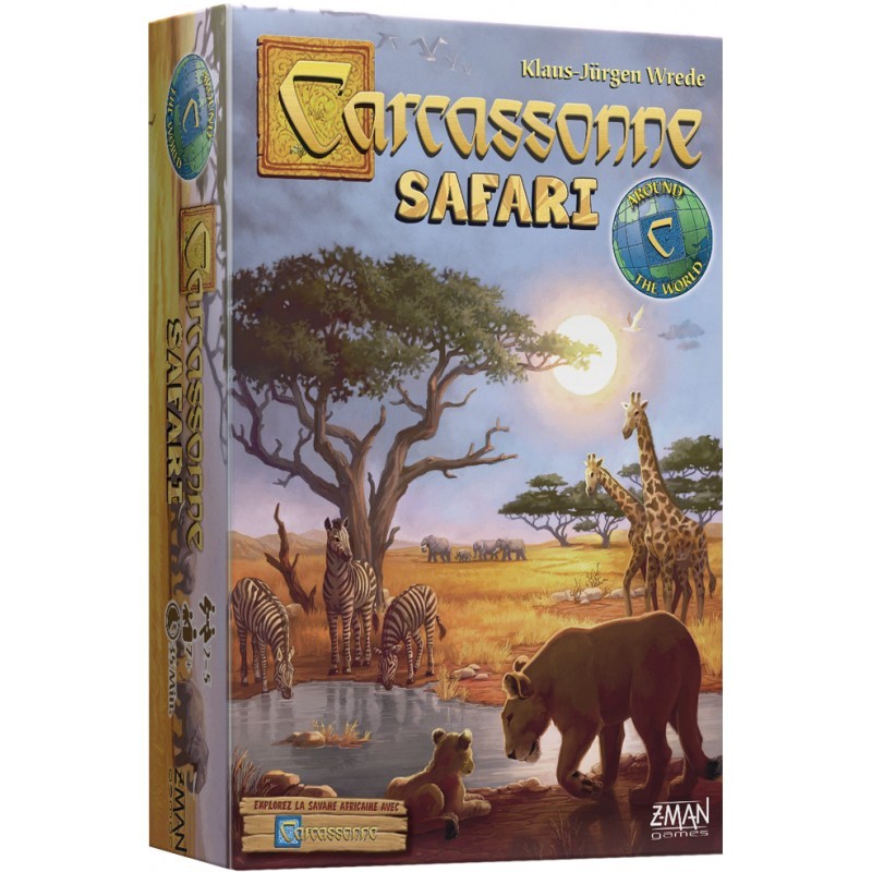 Carcassonne Safari - ZMA-70359 - Z-Man - Board Games - Le Nuage de Charlotte