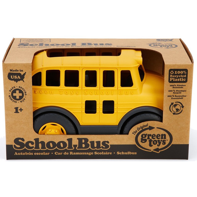 Green Toys Car de Ramassage Scolaire - GRT-SCHY-1009 - Green Toys - Voitures, camions, etc. - Le Nuage de Charlotte