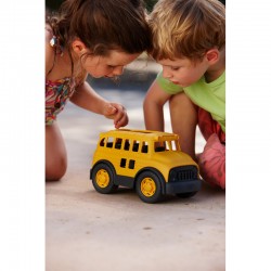 Green Toys Car de Ramassage Scolaire - GRT-SCHY-1009 - Green Toys - Voitures, camions, etc. - Le Nuage de Charlotte