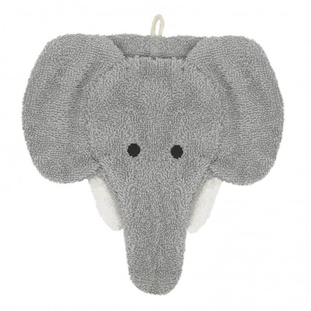 Elephant washcloth Ella (large) - FUR-554 - Fürnis - Bath Puppet - Le Nuage de Charlotte