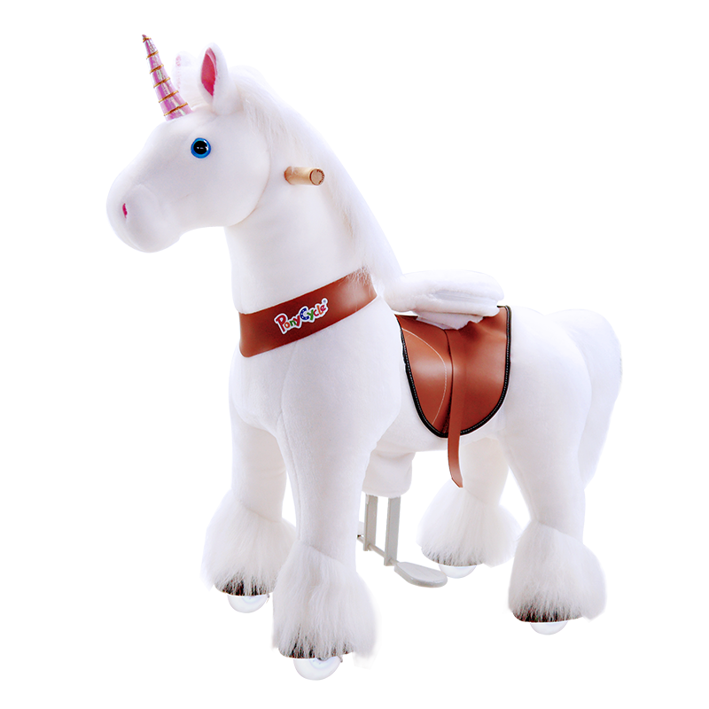 PonyCycle Licorne Blanche Model U pour 4-9 ans - PON-Ux404 - PonyCycle - Voitures à pédales - Le Nuage de Charlotte