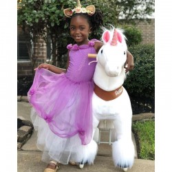 PonyCycle White Unicorn Model U for 4-9 years - PON-Ux404 - PonyCycle - Pedal cars - Le Nuage de Charlotte