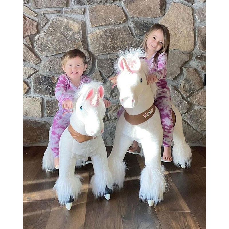 PonyCycle White Unicorn Model U for 4-9 years - PON-Ux404 - PonyCycle - Pedal cars - Le Nuage de Charlotte