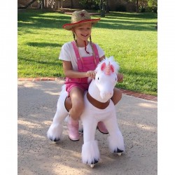 PonyCycle Licorne Blanche Model U pour 4-9 ans - PON-Ux404 - PonyCycle - Voitures à pédales - Le Nuage de Charlotte