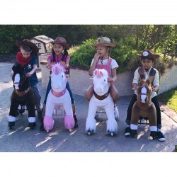 PonyCycle White Unicorn Model U for 4-9 years - PON-Ux404 - PonyCycle - Pedal cars - Le Nuage de Charlotte