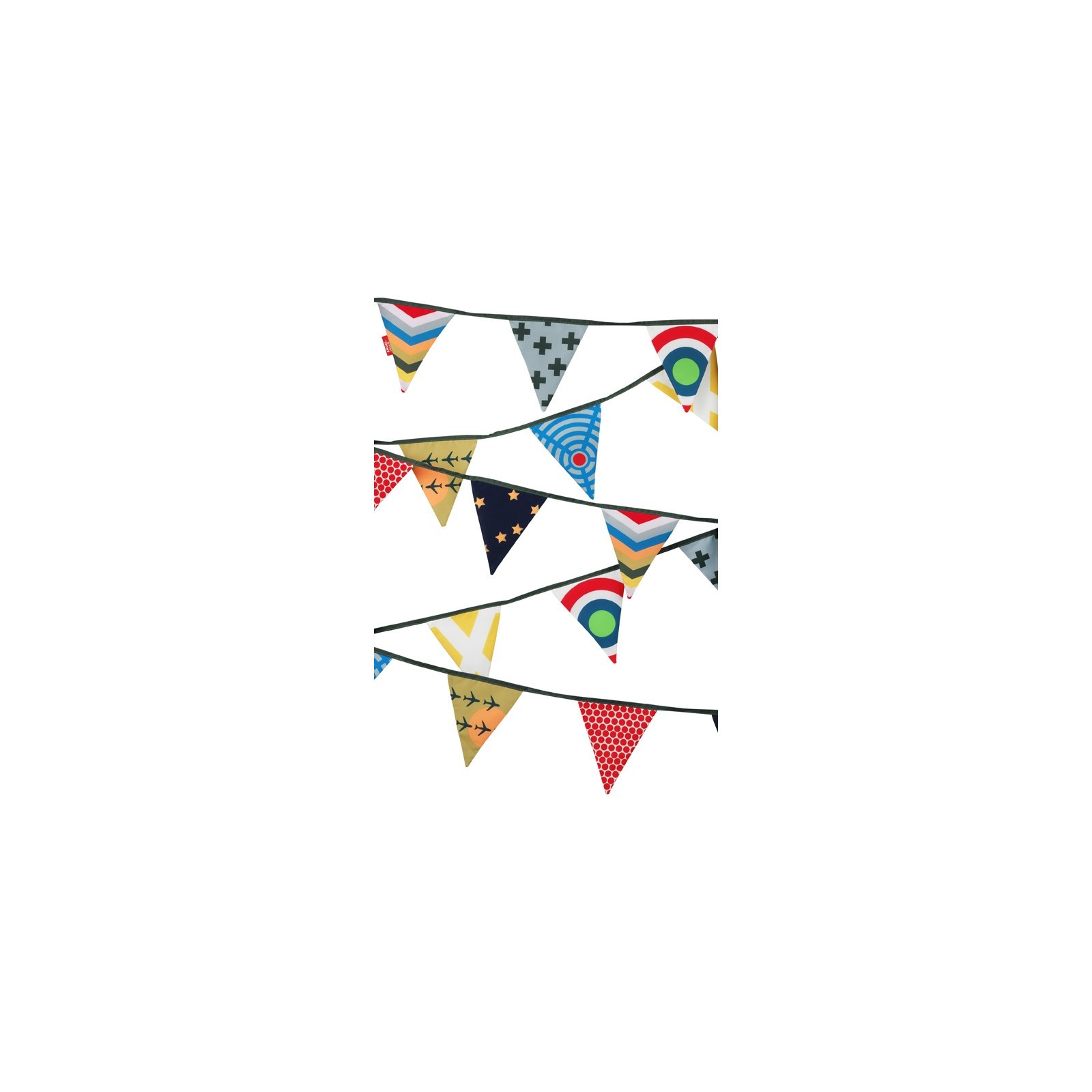 Fabric garland (bunting) "Cool" mini - ENG-0122 - ENGEL. - Decorations - Le Nuage de Charlotte