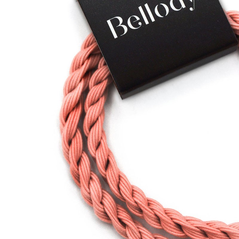 Bellody Original Elastics (4 pieces) - Ibiza Orange - BEL-HS-05A1A - Bellody - Hair elastics - Le Nuage de Charlotte