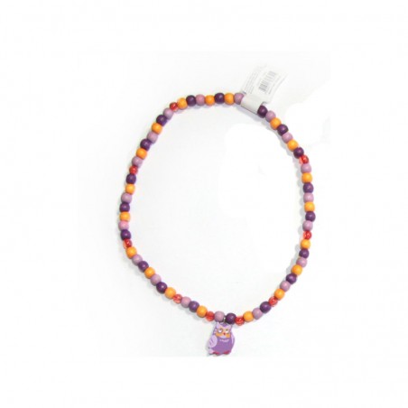 Collier de hibou - mauve - BIG-TA008m - Bigjigs - Nature et découvertes - Le Nuage de Charlotte