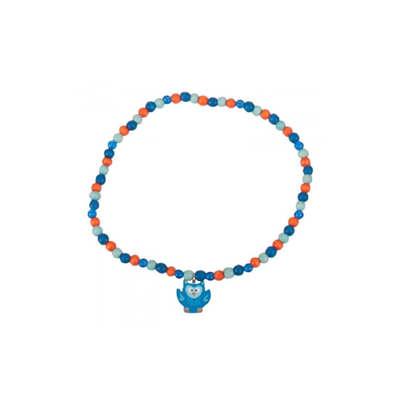 Collier de hibou - bleu - BIG-TA008b - Bigjigs - Nature et découvertes - Le Nuage de Charlotte