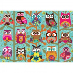 Owls - EDU-19006 - Educa Borras - Puzzles for the bigger ones - Le Nuage de Charlotte