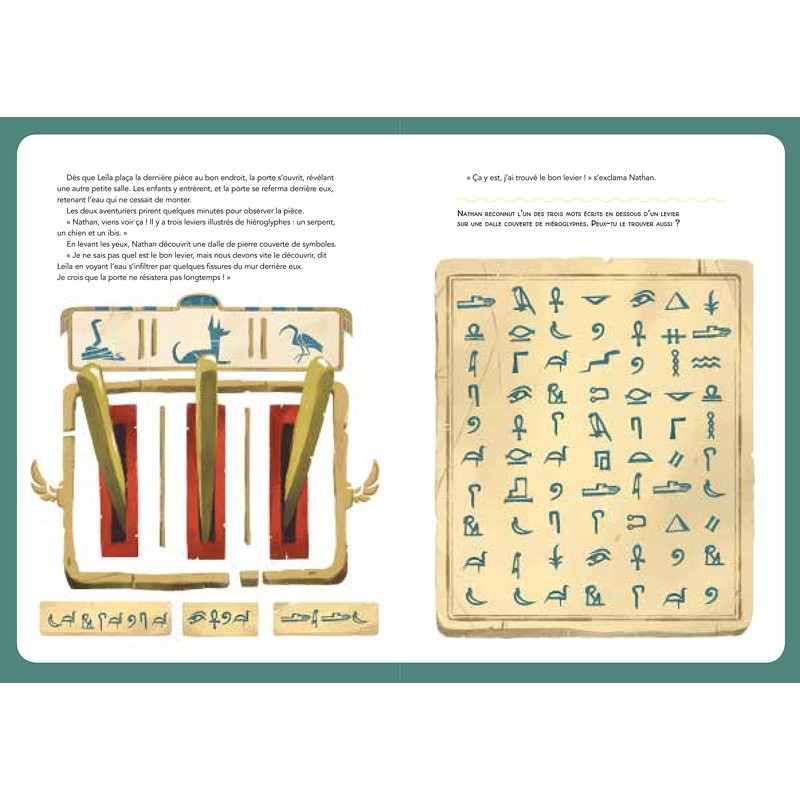 Escape Book - La Malédiction du Pharaon - KIM-9782368089163 - Editions Kimane - Livres d'Activités - Le Nuage de Charlotte