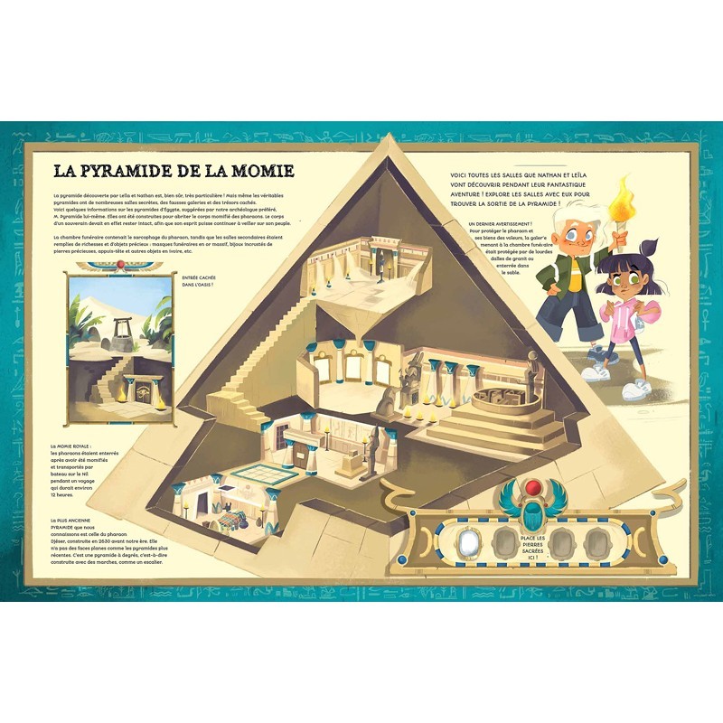 Escape Book - La Malédiction du Pharaon - KIM-9782368089163 - Editions Kimane - Activity Books - Le Nuage de Charlotte