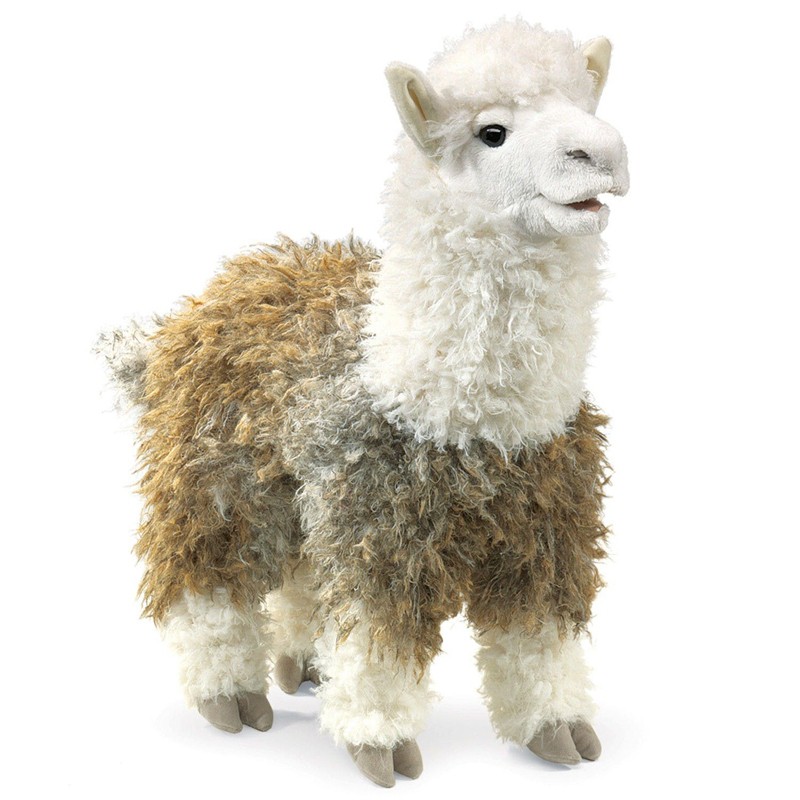 Alpaca - FLK-2953 - Folkmanis - Hand Puppets - Le Nuage de Charlotte