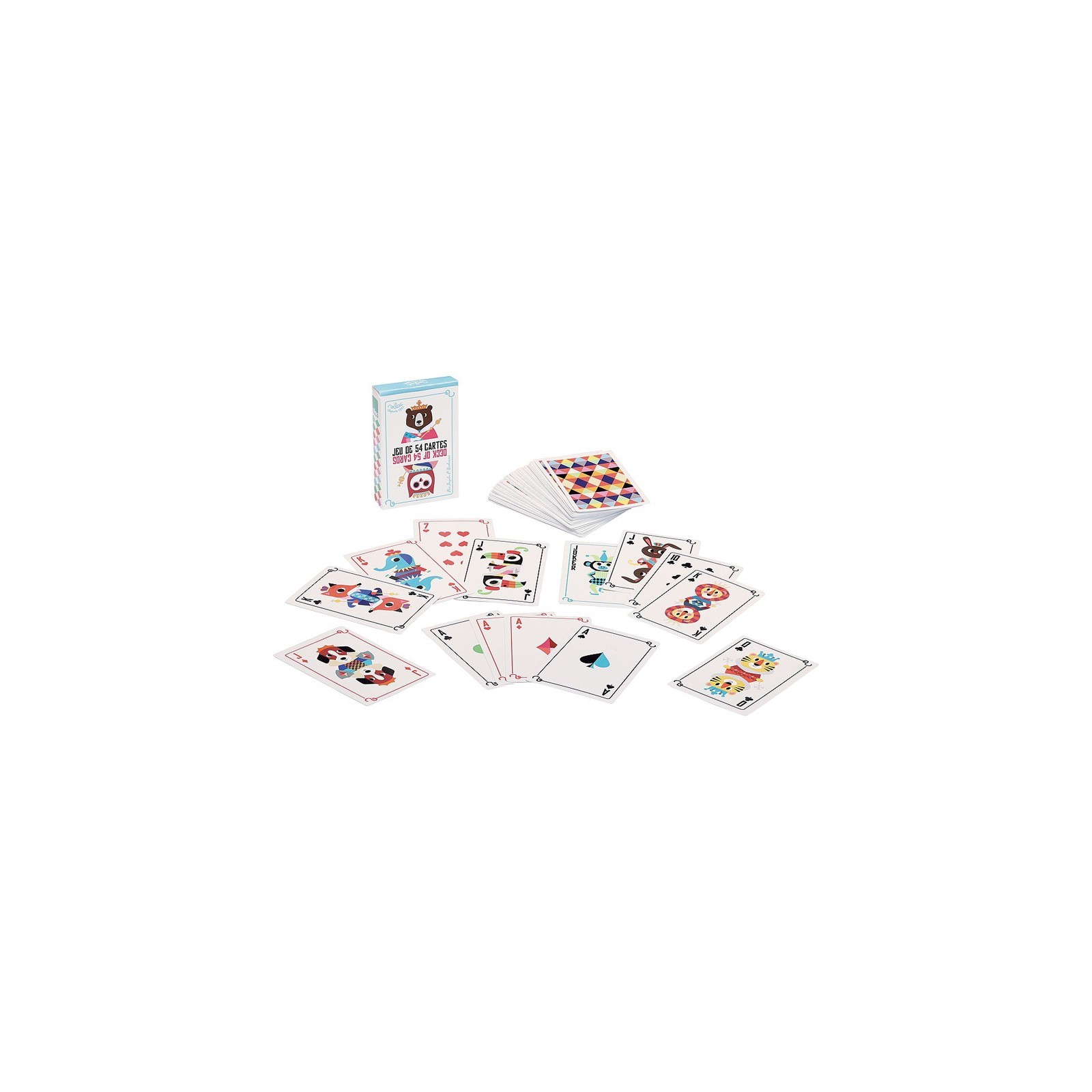 Jeu de 54 cartes - VIL-7610 - Vilac - Jeux de cartes - Le Nuage de Charlotte