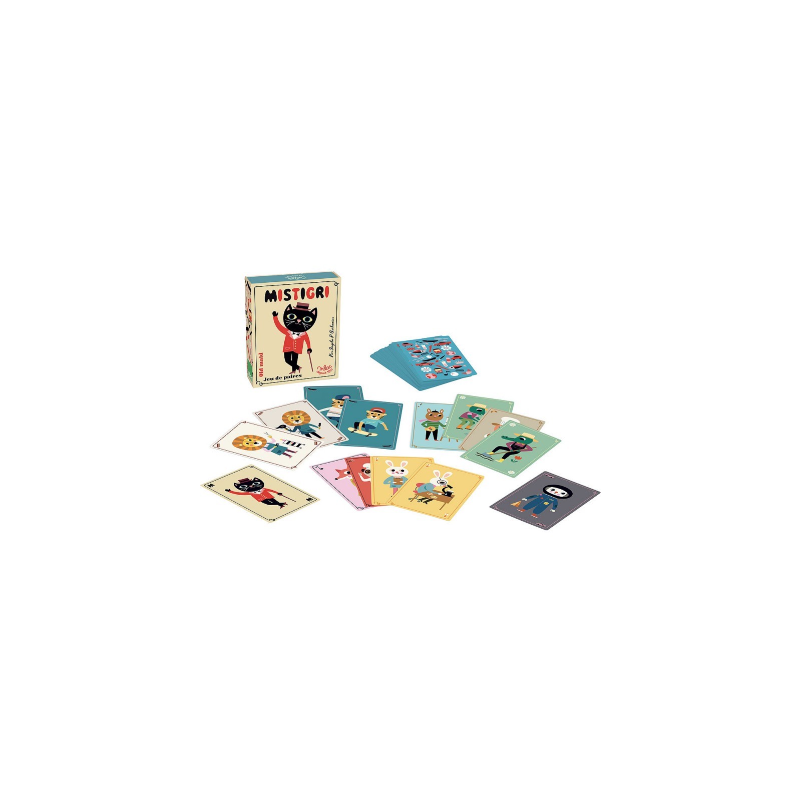 Jeu de cartes Mistigri - VIL-7615 - Vilac - Jeux de cartes - Le Nuage de Charlotte