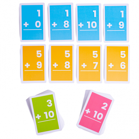 Flashcards - Additions 1-10 - BIG-33015 - Bigjigs - Apprendre en s'amusant - Le Nuage de Charlotte