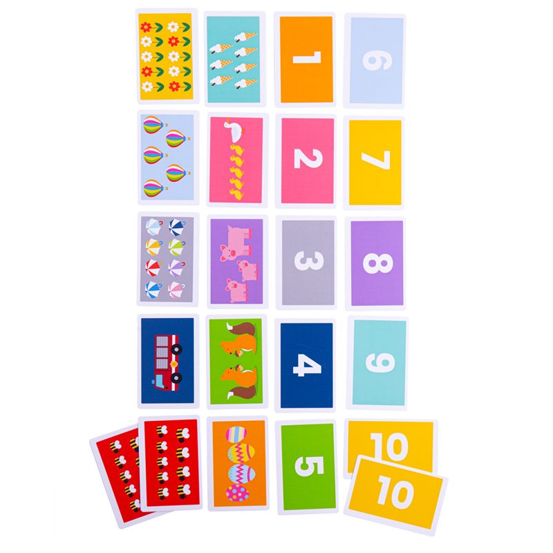 Flashcards - Snap! 1-10 - BIG-33022 - Bigjigs - Apprendre en s'amusant - Le Nuage de Charlotte