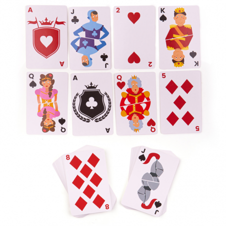 Card game - BIG-33007 - Bigjigs - Playing Cards - Le Nuage de Charlotte