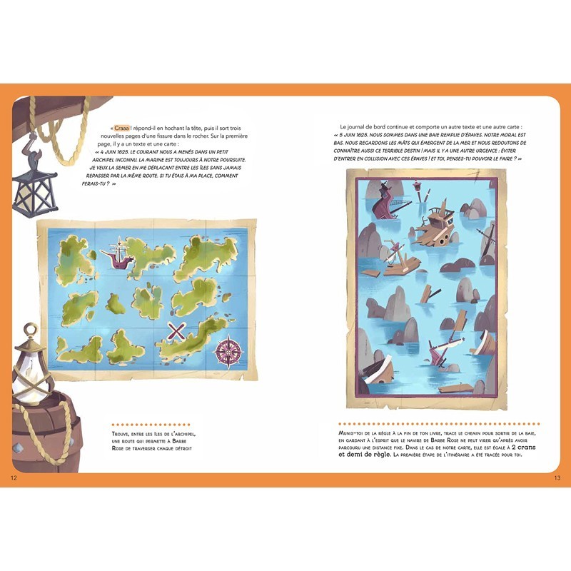 Escape Book - L'île aux pirates - KIM-9782368089156 - Editions Kimane - Activity Books - Le Nuage de Charlotte