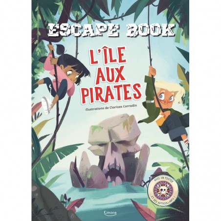 Escape Book - L'île aux pirates - KIM-9782368089156 - Editions Kimane - Activity Books - Le Nuage de Charlotte