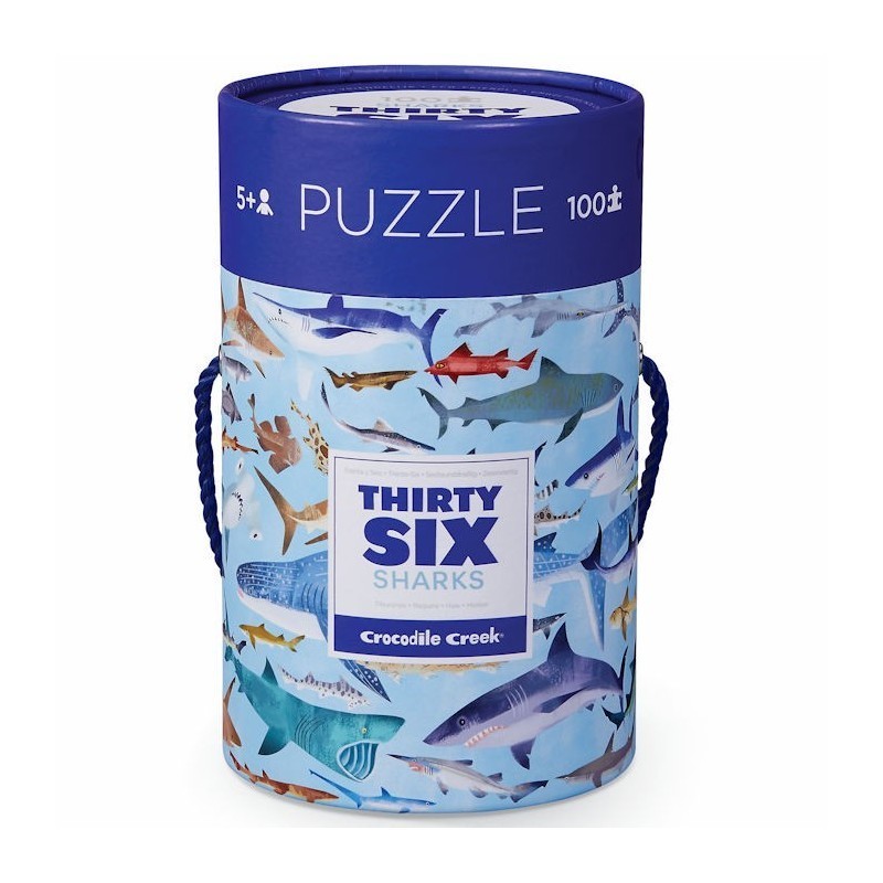 Puzzle Thirty Six Animals - Shark World - CCR-4054-8 - Crocodile Creek - Puzzles for the bigger ones - Le Nuage de Charlotte