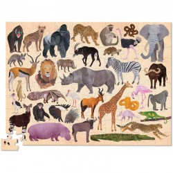 Puzzle Thirty Six Animals - Wild Animals - CCR-4054-2 - Crocodile Creek - Puzzles for the bigger ones - Le Nuage de Charlotte