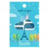 nail wrap Turquoise - SNA-NWR0005 - Snails - Maquillage et cosmétique fantaisie pour enfants - Le Nuage de Charlotte