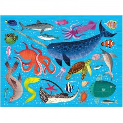 Puzzle de voyage - Vie océanique - MUD-9780735363342 - Mudpuppy - Puzzles et casse-têtes - Le Nuage de Charlotte