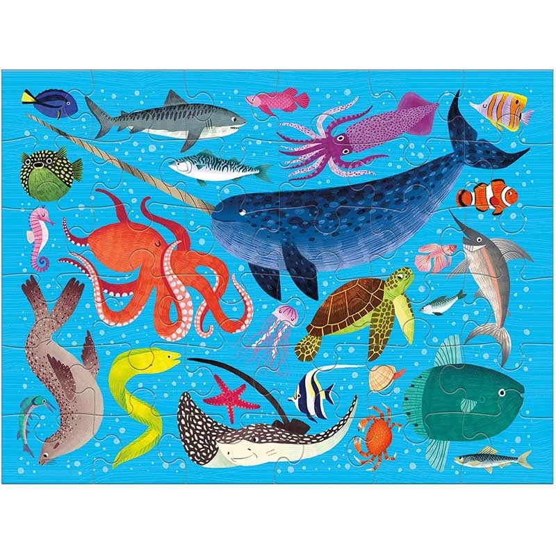 Puzzle To Go - Ocean Life - MUD-9780735363342 - Mudpuppy - Puzzles - Le Nuage de Charlotte