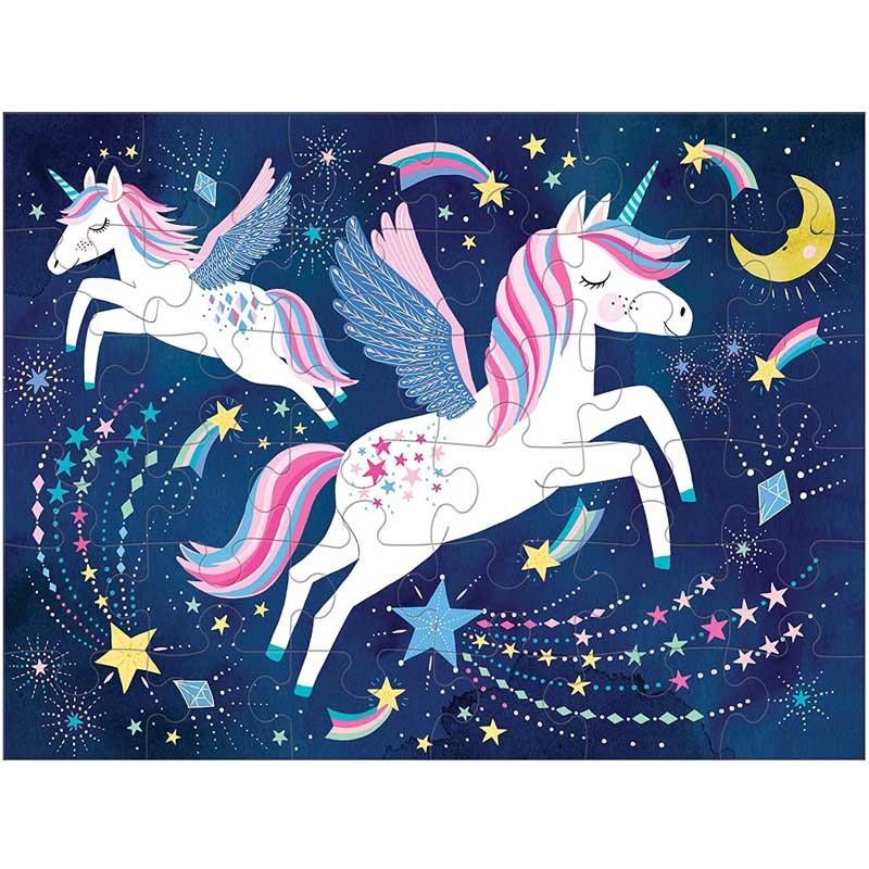 Puzzle de voyage - Licorne magique - MUD-9780735356948 - Mudpuppy - Puzzles et casse-têtes - Le Nuage de Charlotte