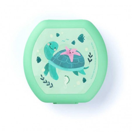 Snack box - green Turtle - AMU-A-000360 - Amuse - Snack box - Le Nuage de Charlotte