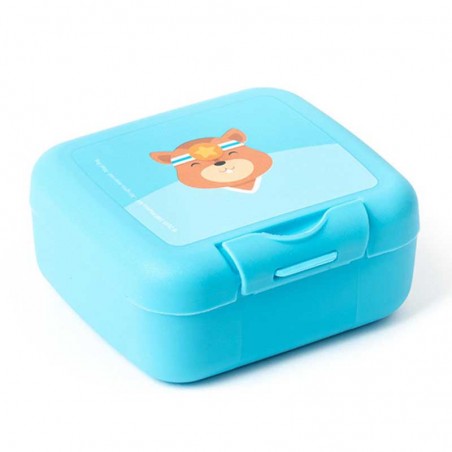 Snack box - blue Squirrel - AMU-A-000279 - Amuse - Lunch box, snack - Le Nuage de Charlotte