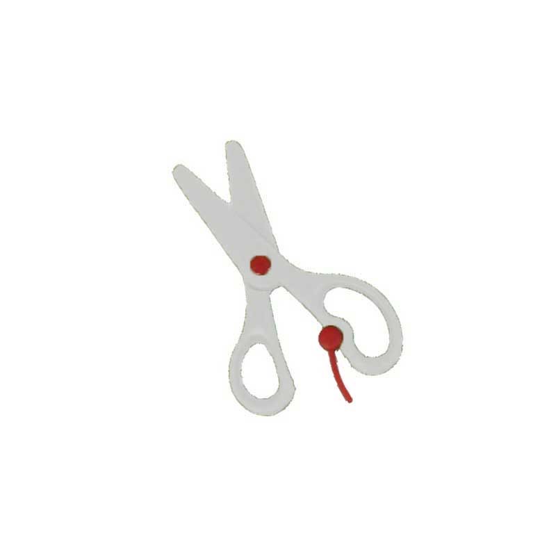 Pre-school scissors - White - APL-12821 - APLI - Scissors - Le Nuage de Charlotte