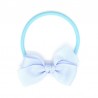 Small Bow Elastic - blue Pastel Blue - RIB-48252531149 - Ribbies - Hair elastics - Le Nuage de Charlotte