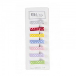 Ensemble de pince - Swiss Dots - RIB-12311923009 - Ribbies - Accessoires pour Cheveux - Le Nuage de Charlotte