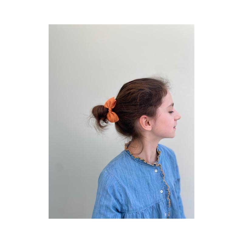 Medium Bow Elastic - orange Ginger - RIB-32712491204670 - Ribbies - Hair elastics - Le Nuage de Charlotte