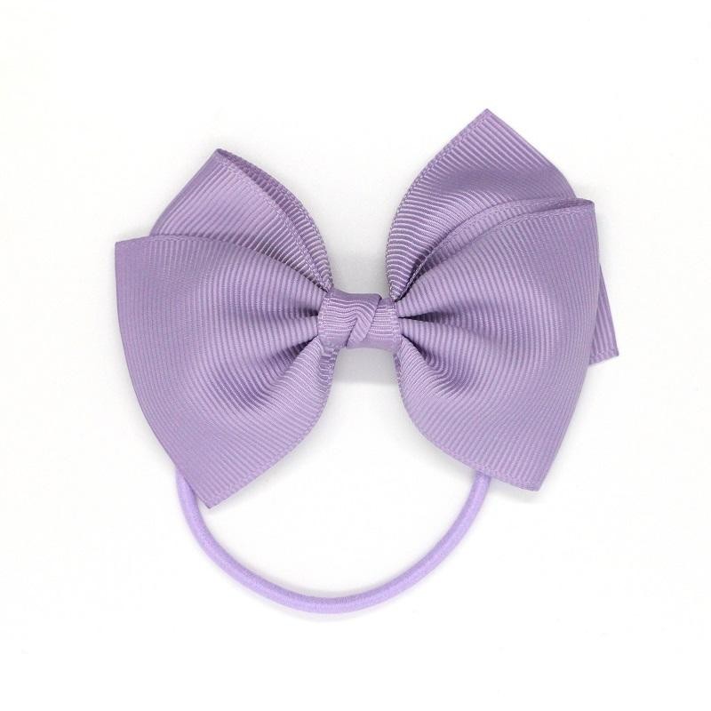 Medium Bow Elastic - purple Light Purple - RIB-32712505196606 - Ribbies - Hair elastics - Le Nuage de Charlotte