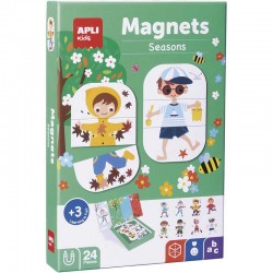 Magnets - Saisons - APL-17160 - APLI - Magnets - Le Nuage de Charlotte