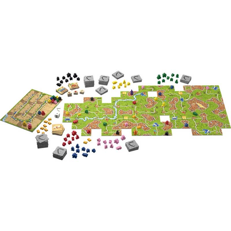 Carcassonne Big Box - ZMA-70419 - Z-Man - Jeux de société - Le Nuage de Charlotte