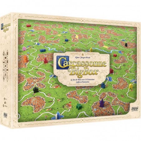 Carcassonne Big Box - ZMA-70419 - Z-Man - Board Games - Le Nuage de Charlotte