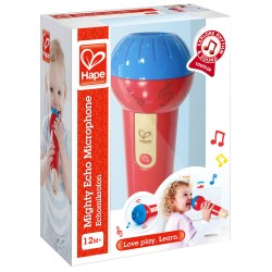 Mighty Echo Microphone - HAP-E0337 - Hape - Jouets musicaux - Le Nuage de Charlotte