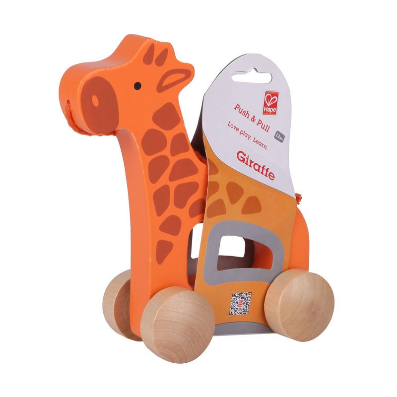 Giraffe - HAP-E0906 - Hape - Jouets à traîner - Le Nuage de Charlotte