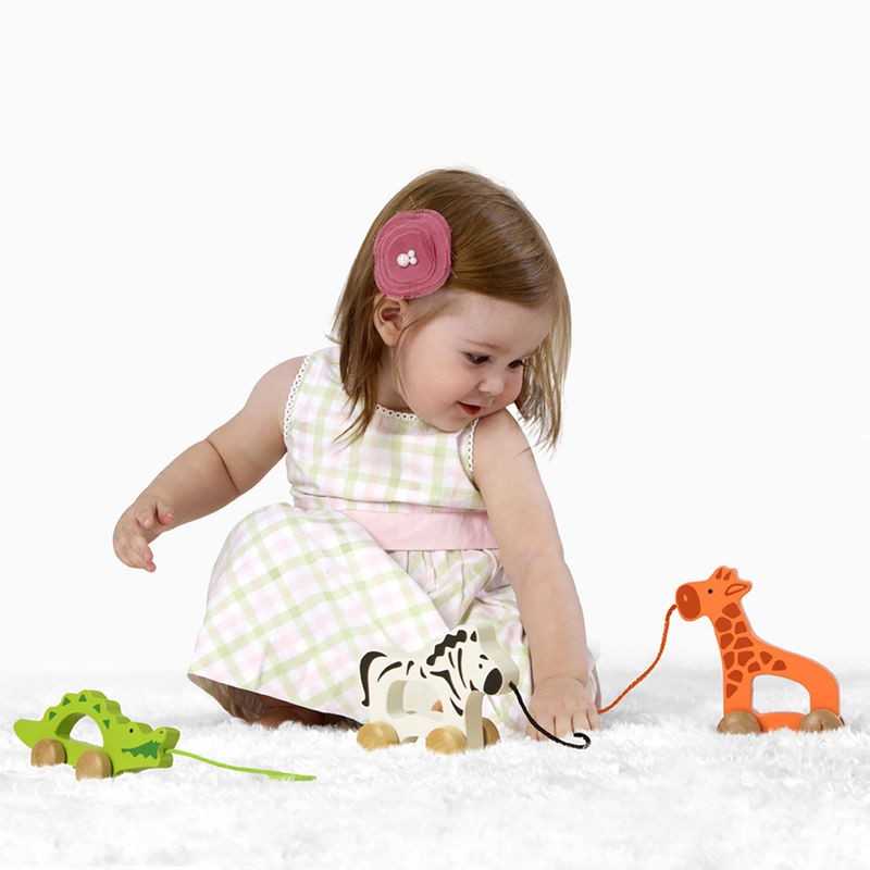 Giraffe - HAP-E0906 - Hape - Jouets à traîner - Le Nuage de Charlotte