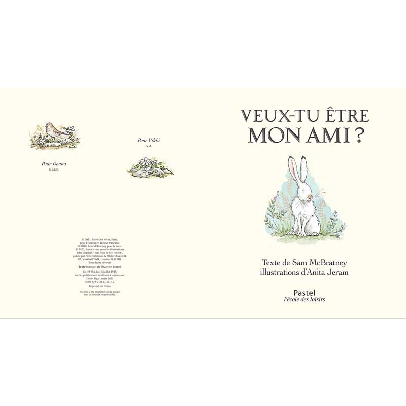 Veux-tu être mon ami? - EDL-9782211312172 - L'école des loisirs - Albums et Contes - Le Nuage de Charlotte