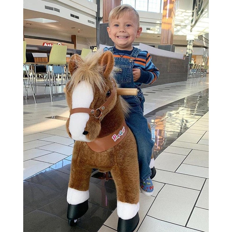 PonyCycle Cheval marron Model U pour 4-9 ans - PON-Ux424 - PonyCycle - Voitures à pédales et chevaux - Le Nuage de Charlotte