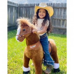 PonyCycle brown horse Model U for 4-9 years - PON-Ux424 - PonyCycle - Pedal cars and horses - Le Nuage de Charlotte