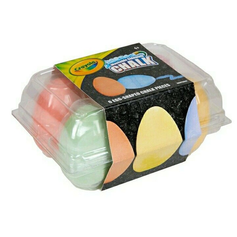 6 Egg-Shaped Chalk Pieces - CRA-51-2051 - Crayola - Chalks - Le Nuage de Charlotte