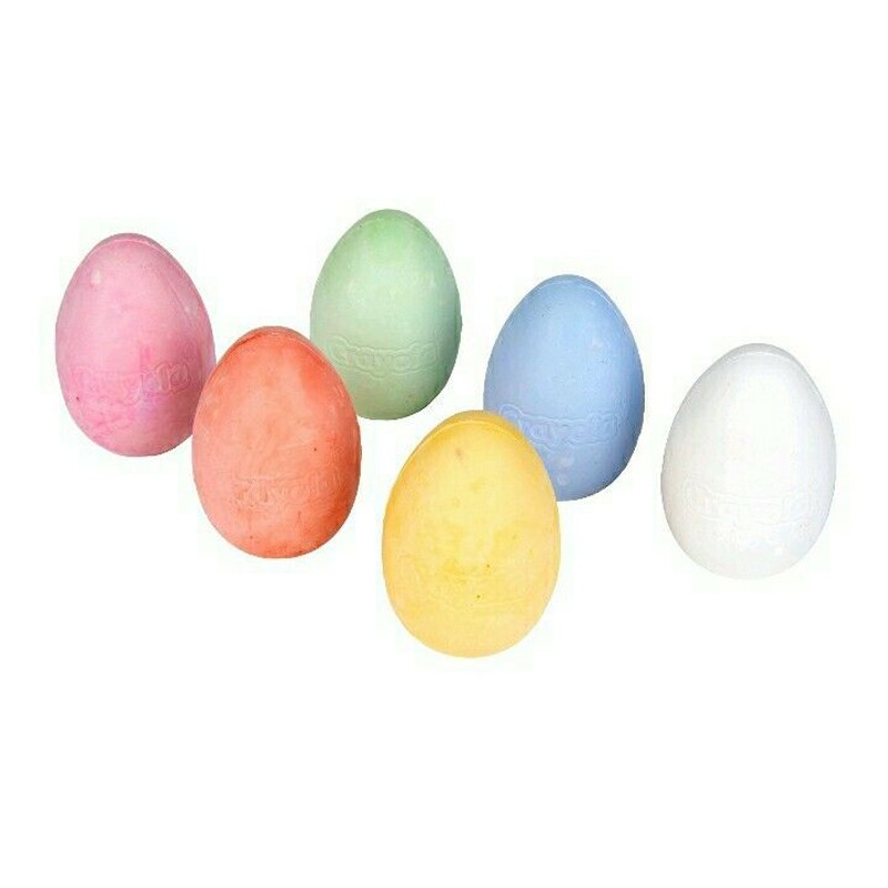 6 Egg-Shaped Chalk Pieces - CRA-51-2051 - Crayola - Chalks - Le Nuage de Charlotte